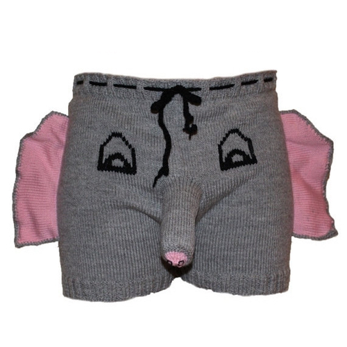Buy Knitted Elephant Trunk Boxers: Funny Underwear For Men
